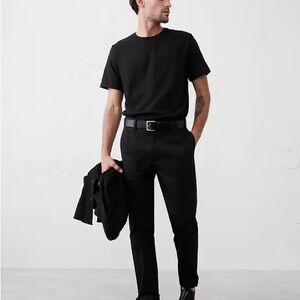 BANANA REPUBLIC MIDWEIGHT COTTON T-SHIRT BLACK NWT SIZE L